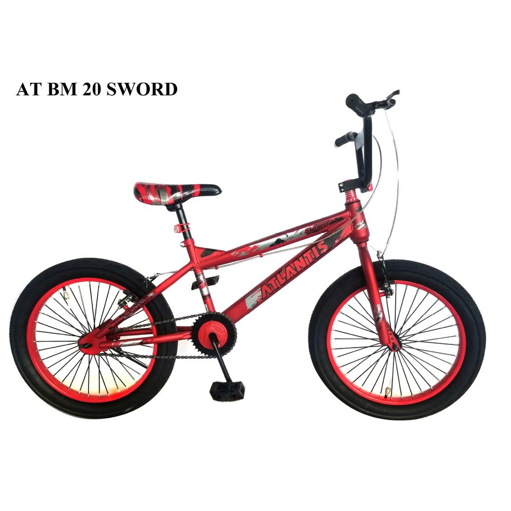 Sepeda Anak dan Remaja BMX Atlantis AT BM 20 SWORD Steel