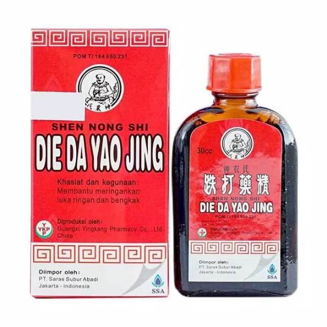 Jual Saras Subur Abadi Die Da Yao Jing Obat Luka Isi 30cc Shopee Indonesia