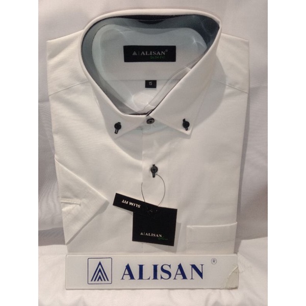Kemeja polos Kombinasi ALISAN Lengan panjang