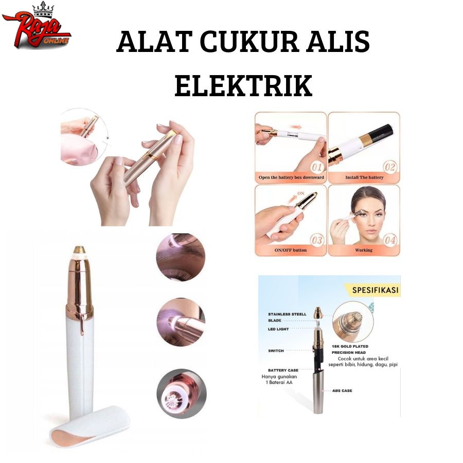 CA16 - Alat Pencukur Alis Elektrik Portable Simple Membentuk Alis