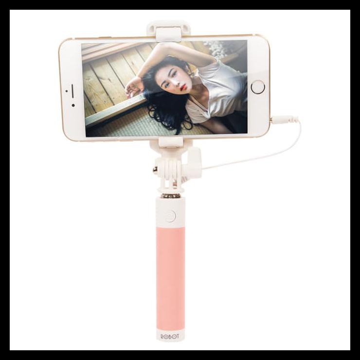 BAYAR DITEMPAT]] Tongsis Selfie Stick ROBOT RT-S04 Pink PROMOKode 638