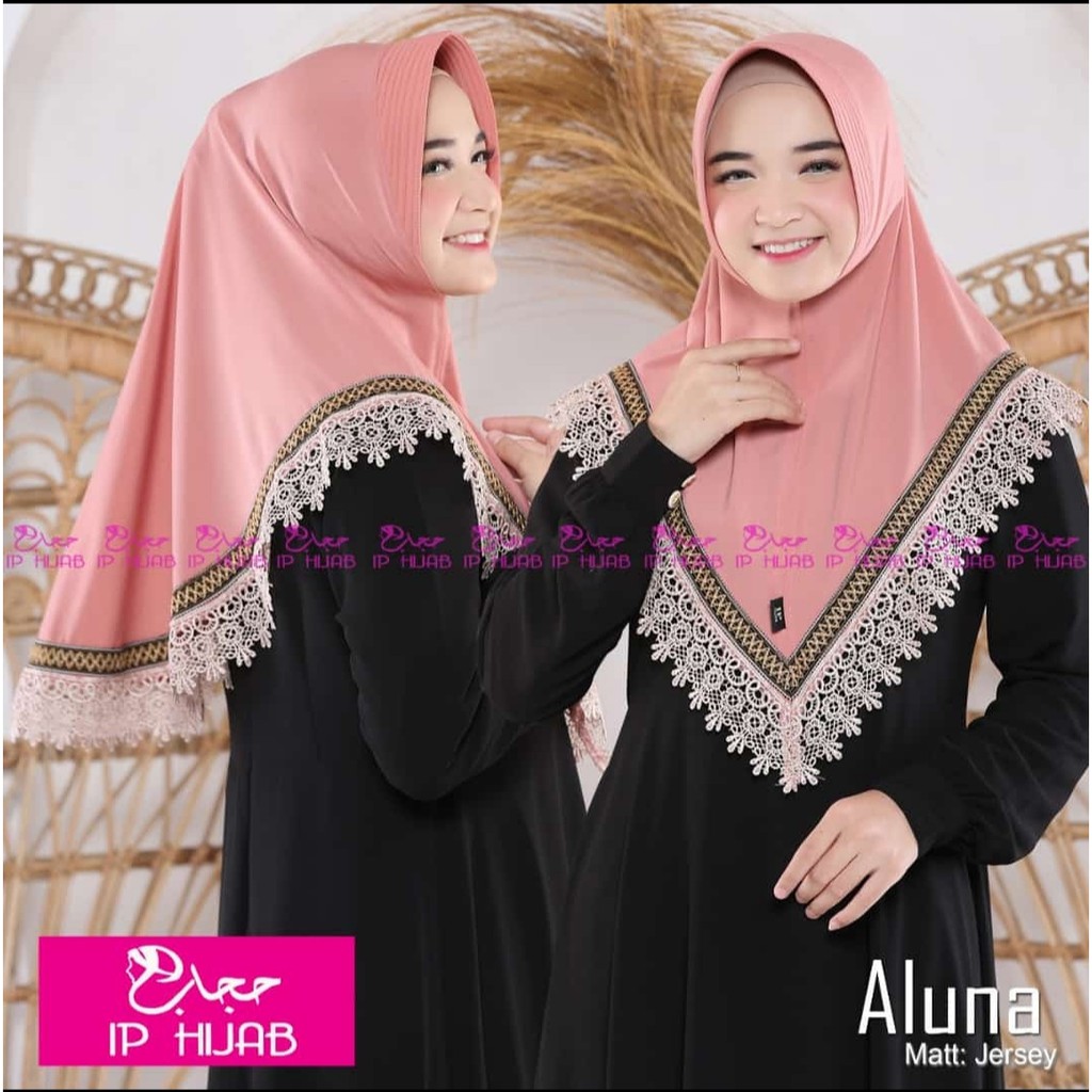 NK/IP HIJAB | Jilbab Hijab instan Kerudung HIGH QUALITY ALUNA New Model