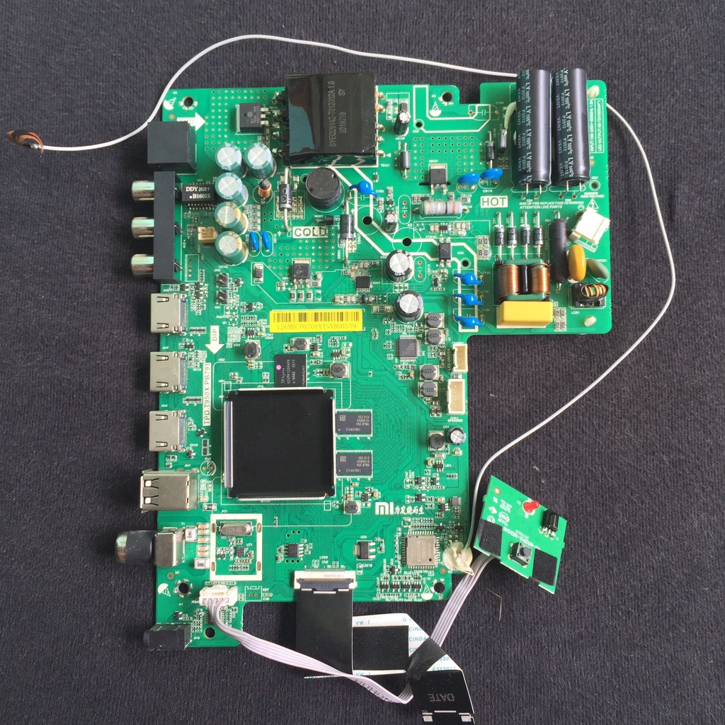 MB - MAINBOARD - MESIN SMART TV XIAOMI L32M5-AN - L32M5AN - L 32M AN - 32M - 32 - AN ( SOKET KECIL )