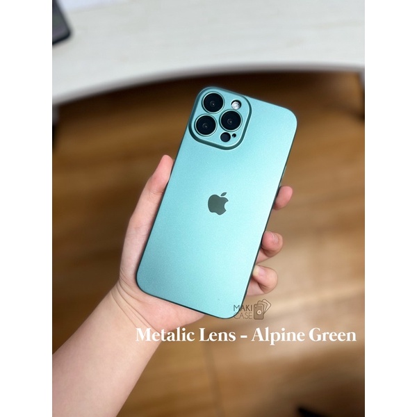 Metalic Lens Case - Alpine Green