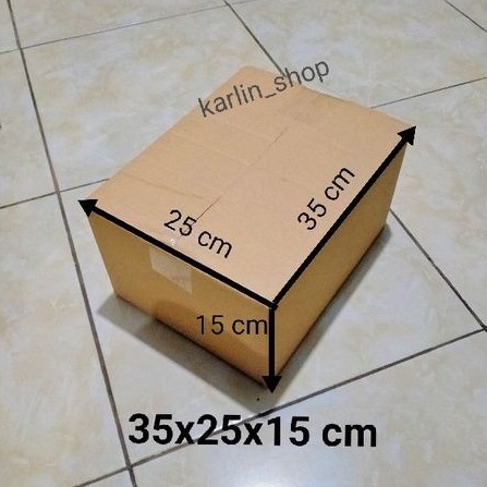 

kardus box 35x25x15 cm