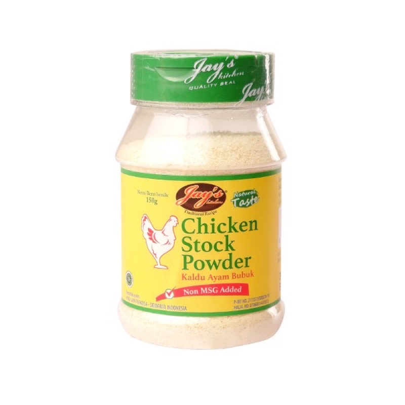 

Jays chicken stock powder 150gr non msg