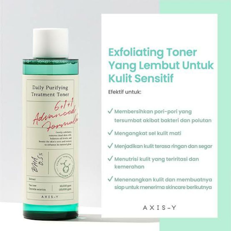 AXIS-Y Daily Purifying Treatment Toner — Face Toner Axis-Y , Facial Toner Axis-Y
