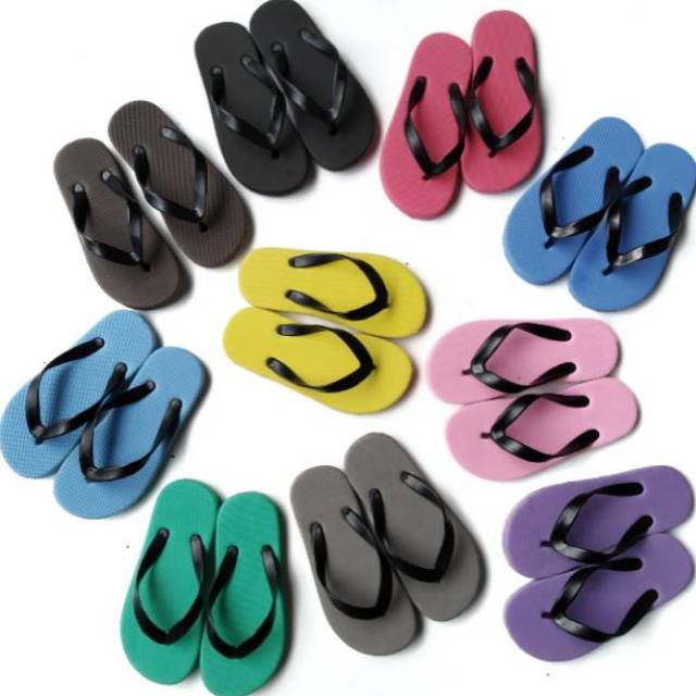 Sandal jepit anak polos 31-35 | sendal anak laki laki