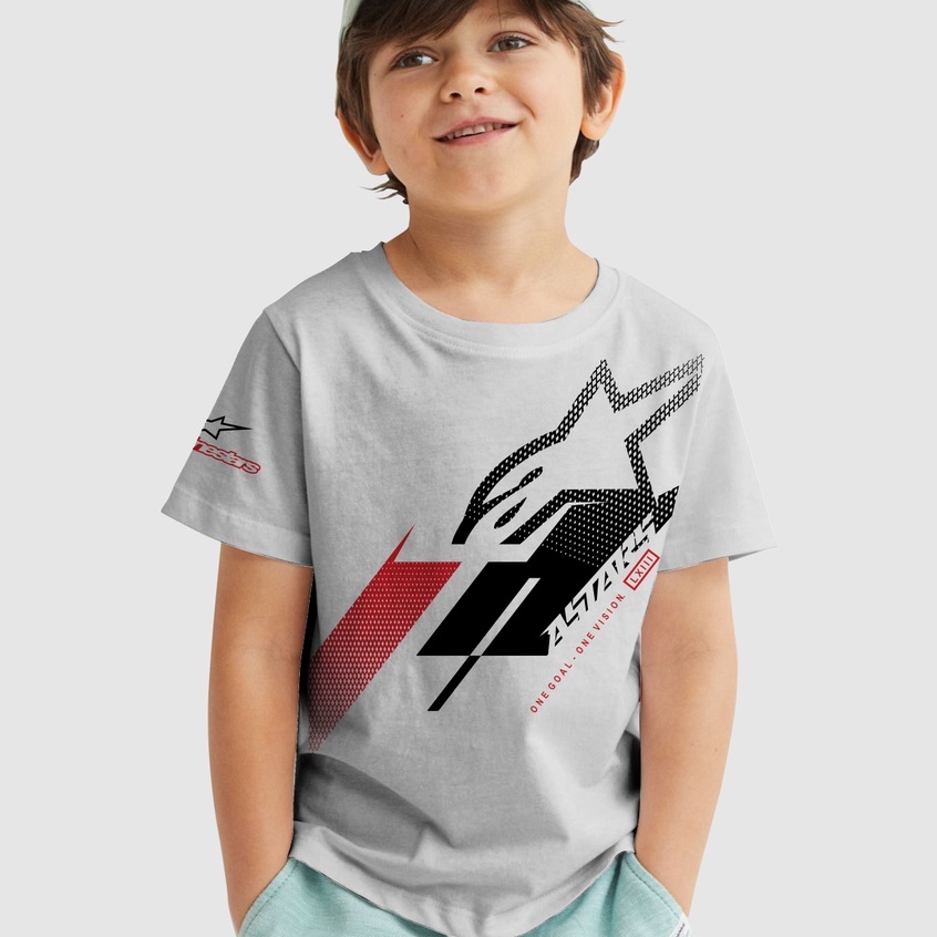 Kaos Distro Anak Laki Laki Usia 1-12 Tahun Bahan Cotton 30s Soft baju cross kaos trail adventure kao