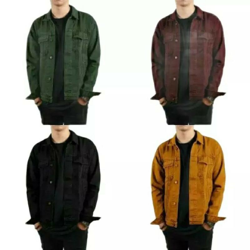 Jaket pria jeans denim/jacket jeans pria/jaket cowok