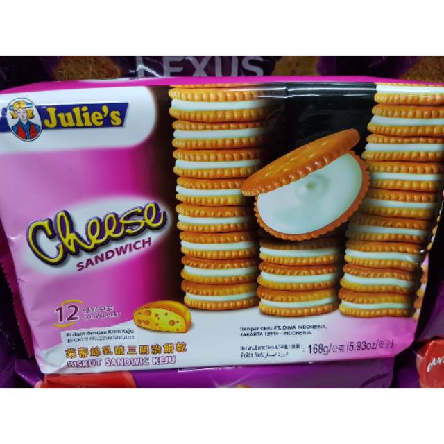 

JULIE'S Cream Crackers 168GR