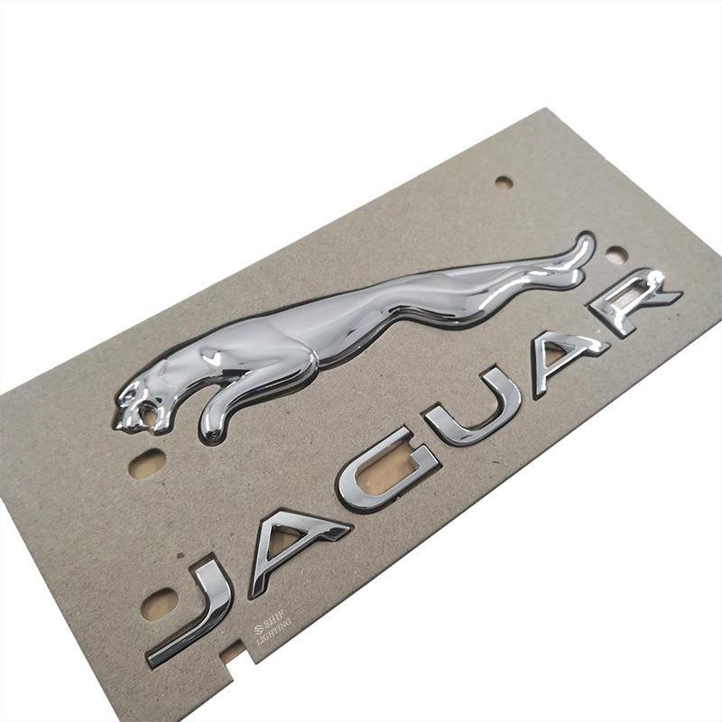 1 Set Stiker Emblem Logo Jaguar Leopard Kualitas Tinggi Untuk Mobil Jaguar