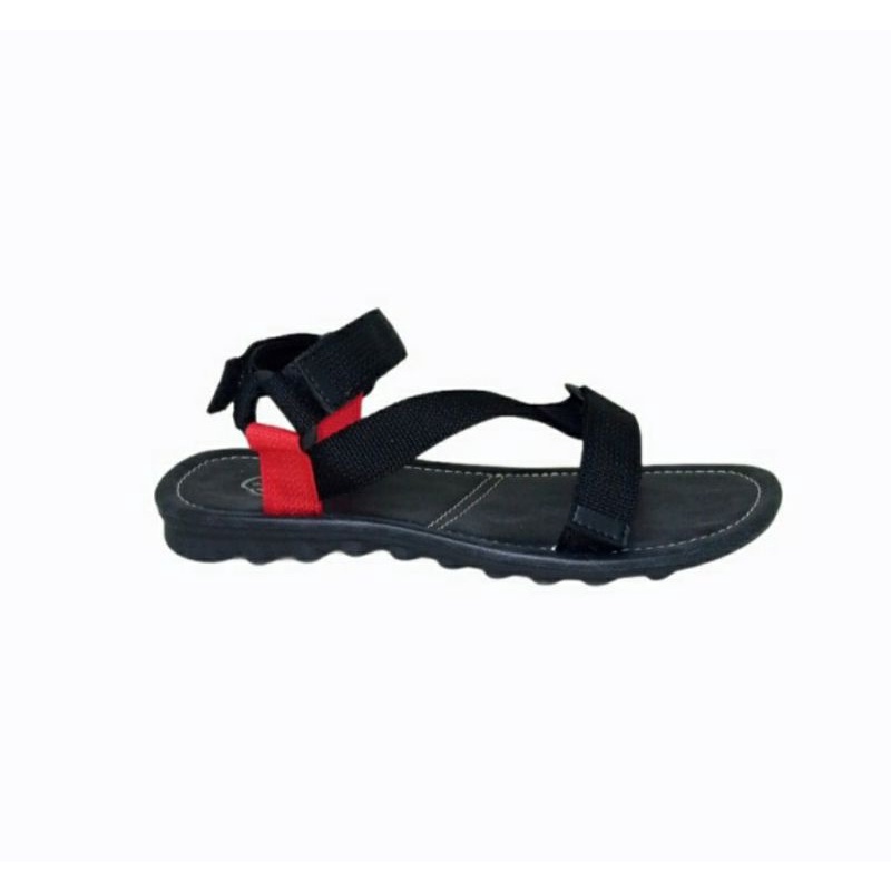 Sandal Gunung Pria HR-99 / Sandal Flat Tali Outdoor Kuat Awet / Sendal Petualang Terbaru Murah, 38