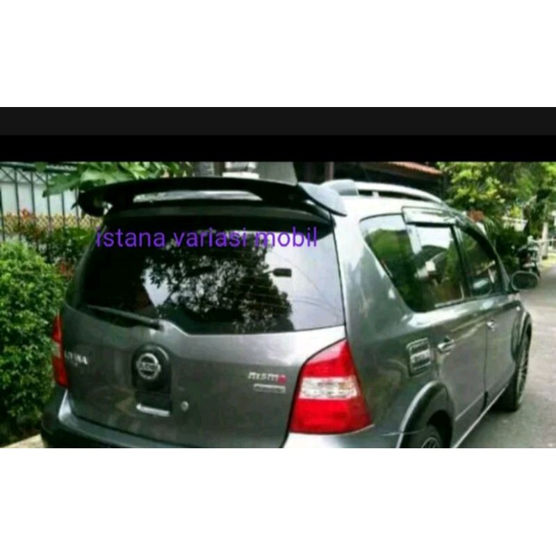 SPOILER GRAND LIVINA MODEL MUGEN BAHAN PLASTIK ABS TANPA CAT