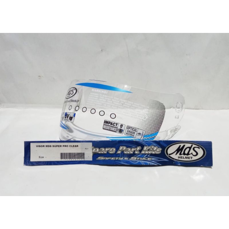 visor MDS supermoto / kaca helm MDS supermoto original