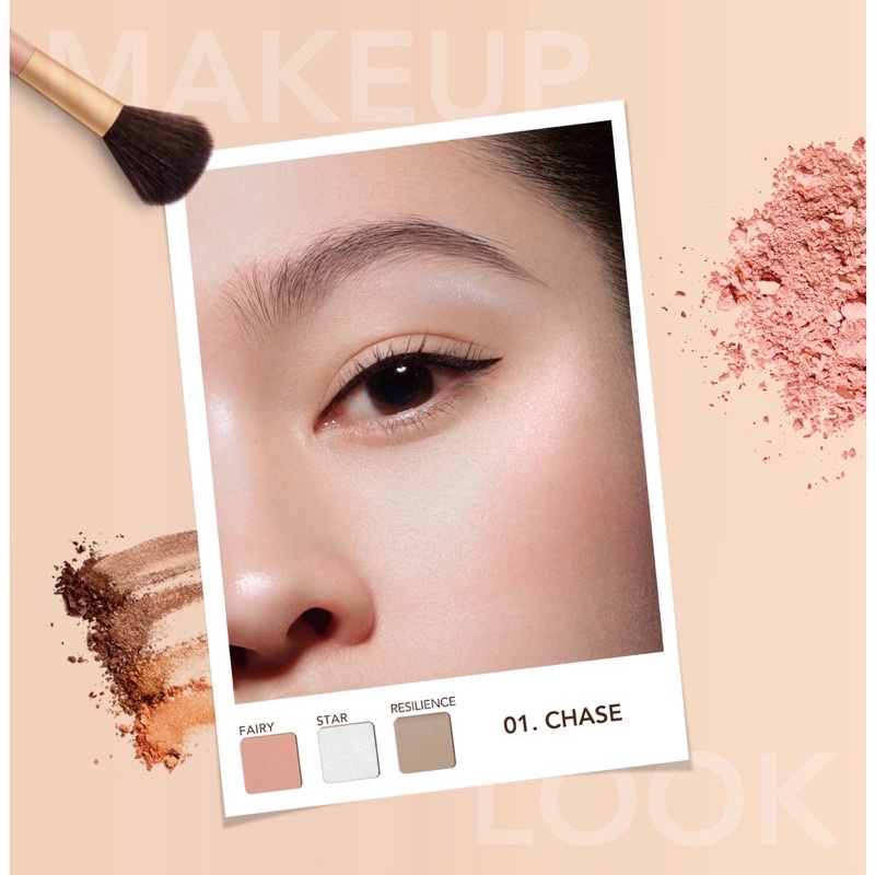 YOU 3 in 1 Sparkling Face Pallete for 3D Radiant Look ( YOU MAKEUPS OFFICIAL STORE )