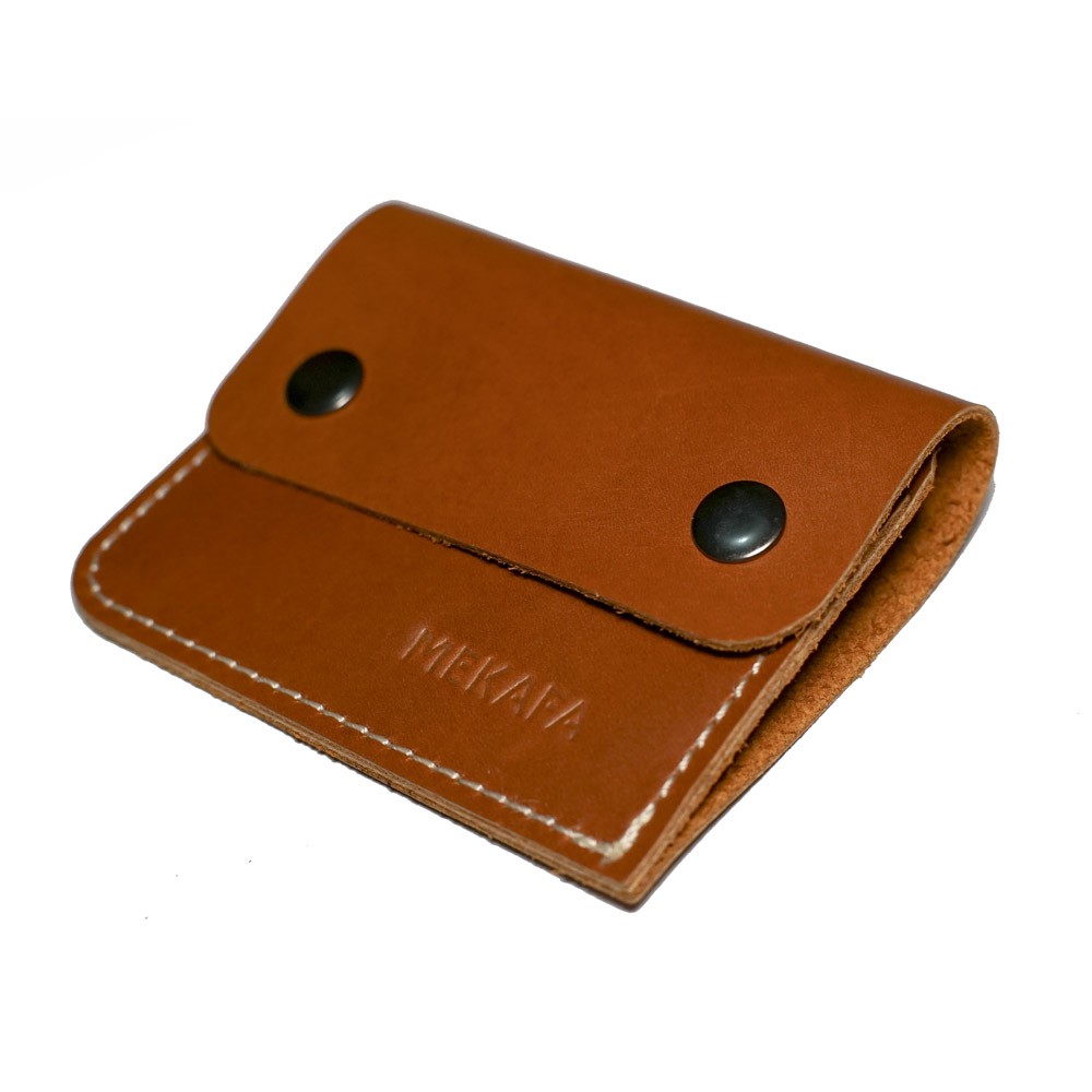 Mekafa - Gunic Card Holder Leather Brown/Tempat Kartu nama Kulit Asli 100%