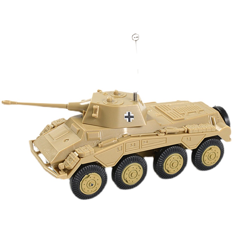 Miniatur Mobil Balap Jerman Sd.kfz 234 Cougar Armored 4D Skala 1 / 72 WW2