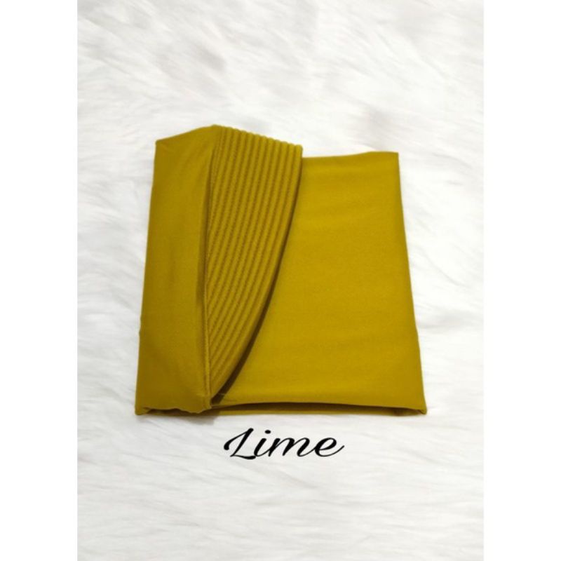 JILBAB SPORT/ HIJAB BERGO SPORT INSTAN PREMIUM/ BERGO HAMIDAH SPORT HIGH QUALITY-Lime