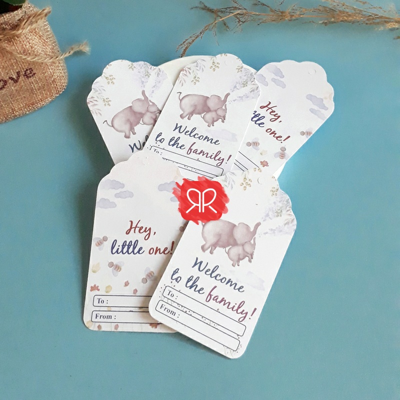 

25pcs Hang Tag New Baby Born