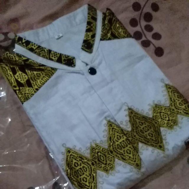 Size M L Xl Xxl Xxxl Bswart Batik Hrb026 Kenongo Hem Pendek Padi Pekalongan M L Xl Batik Pria Murahl