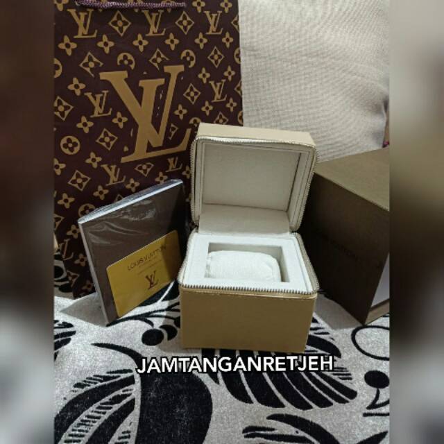 KOTAK JAM TANGAN BOX LV ORIGINAL FULLSET