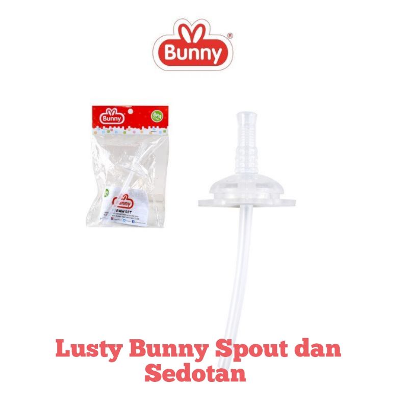 DOT Spout Straw Bunny BPA Free/Bisa digunakan semua Botol Wide neck 125Ml