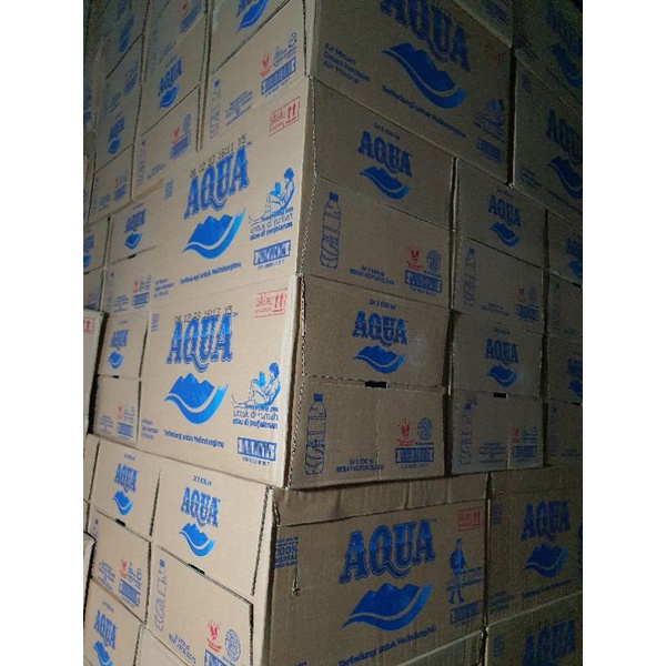 

AQUA BOTOL TANGGUNG 600ML × 24 PCS(1DUS) MURAH