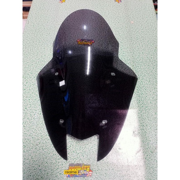 visor new nmax 2022 hitam jenong