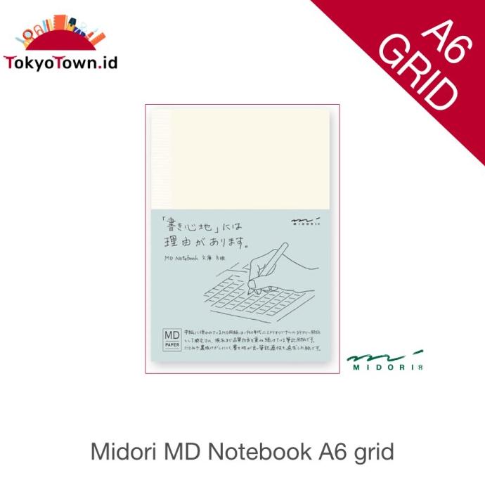 

MD Midori Notebook A6 grid