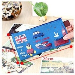 OILA tempat pensil I love london / I love london pencil case (3G2&amp;3g1) STP002