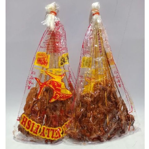 

Satay Jelly Fish 12s / Snack Sate Juhi Ikan 12s / Dendeng Sate Ikan / Sate Ikan 12s