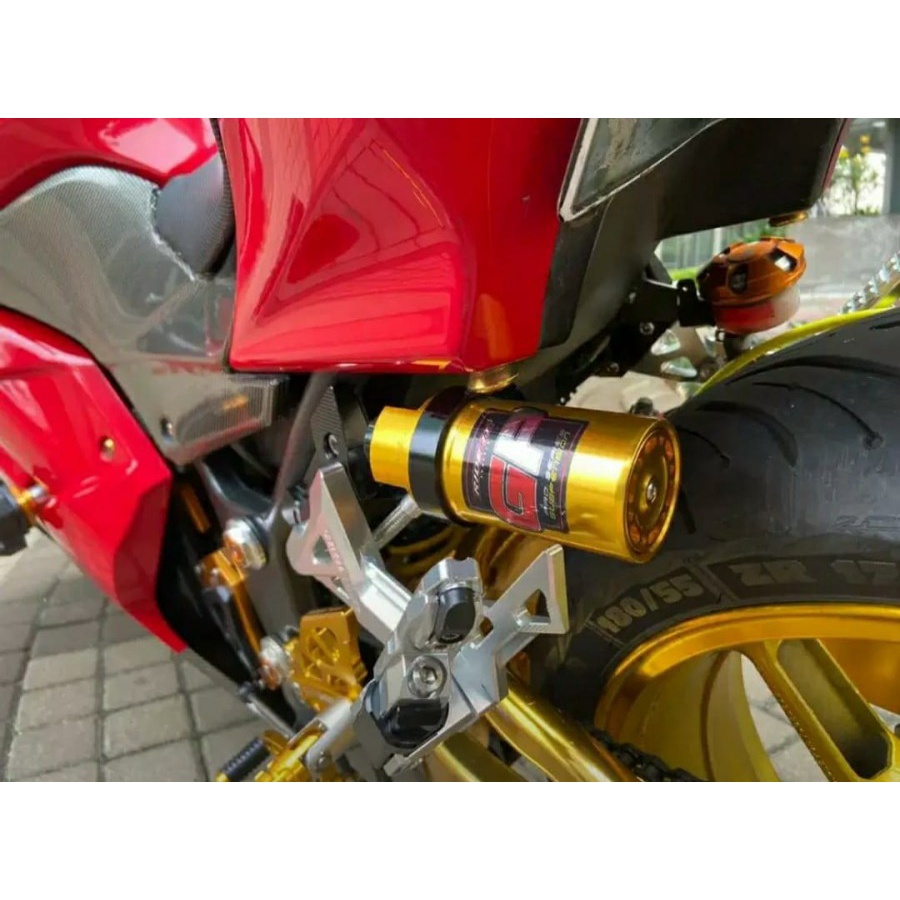 RIDE IT Monoshock Ninja 250 GP 103 Flexible Shock Belakang Ninja 4T 250 FI / Karbu Tabung Pisah