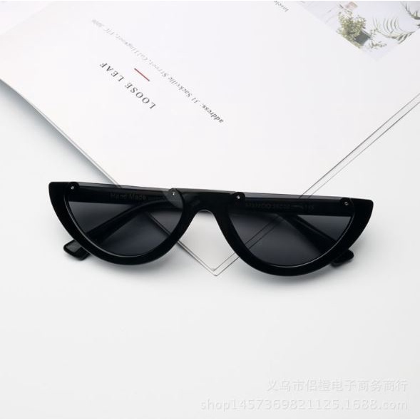 BV.ID KC110 KACAMATA KOREA KEREN ULZZANG TRIANGLE VINTAGE CAT EYE SUNGLASSES WOMEN MEN