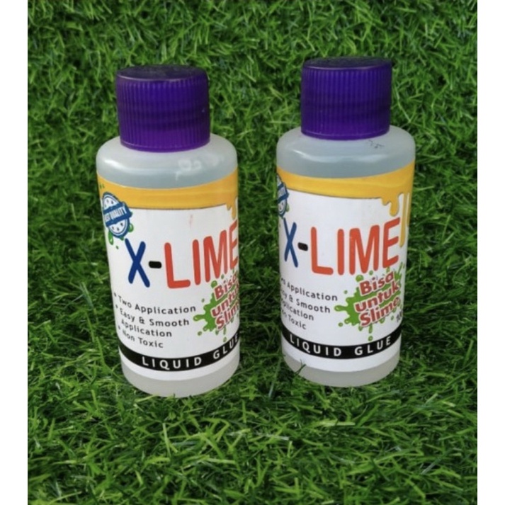 ( Ecer ) X-LIME / VTRO - LEM CAIR KERTAS MURAH SERBAGUNA / POVINAL BENING - CLEAR GLUE / ALL PURPOSE PAPER GLUE SLIME - 15ml 25ml 100ml 500ml