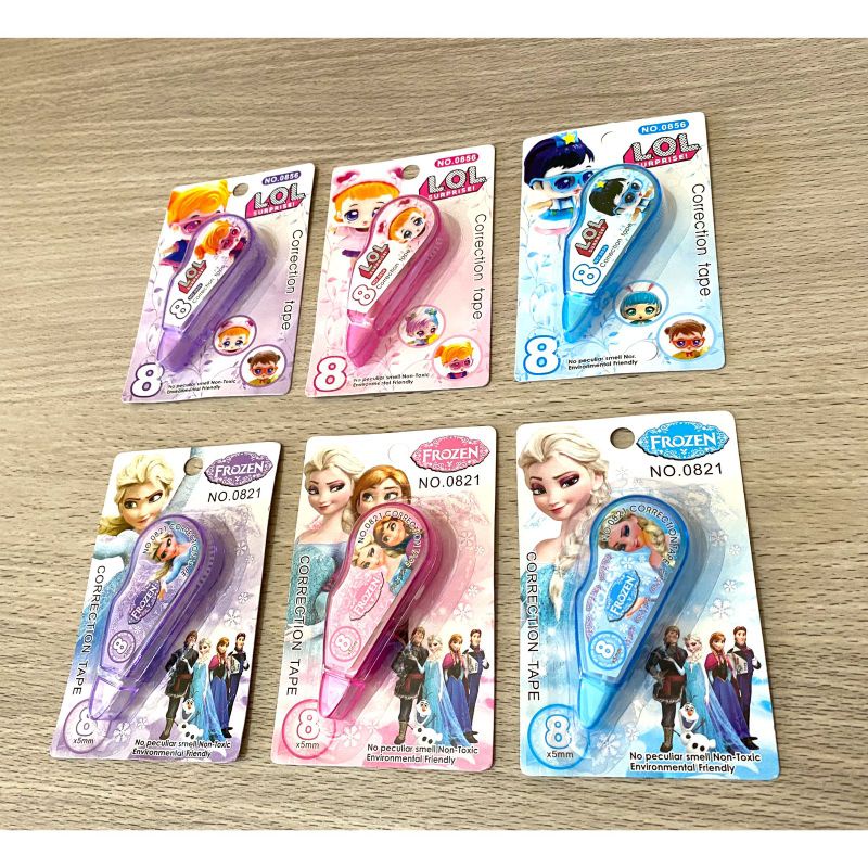 

Tipe-X / Tipe X / Correction Tape / Pita Koreksi Karakter LOL, Frozen