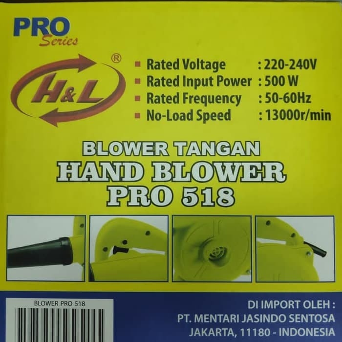 Hand Blower H&amp;L Blower Tangan HL Pro 518