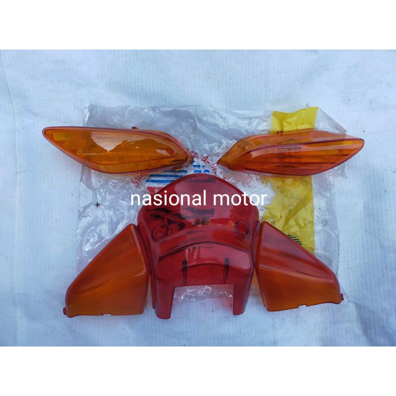 kaca mika lampu satria hiu sein satria hiu kuning lampu belakang satria hiu  non original