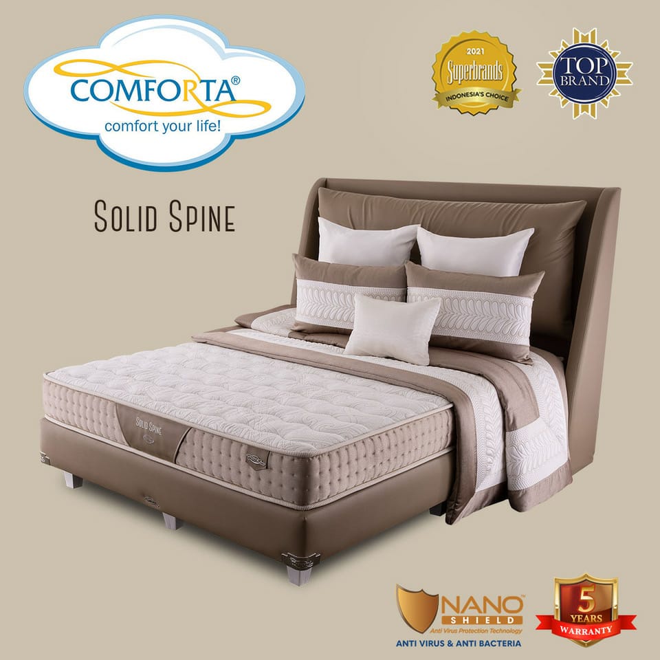Kasur Spring Bed Comforta Solid Spine