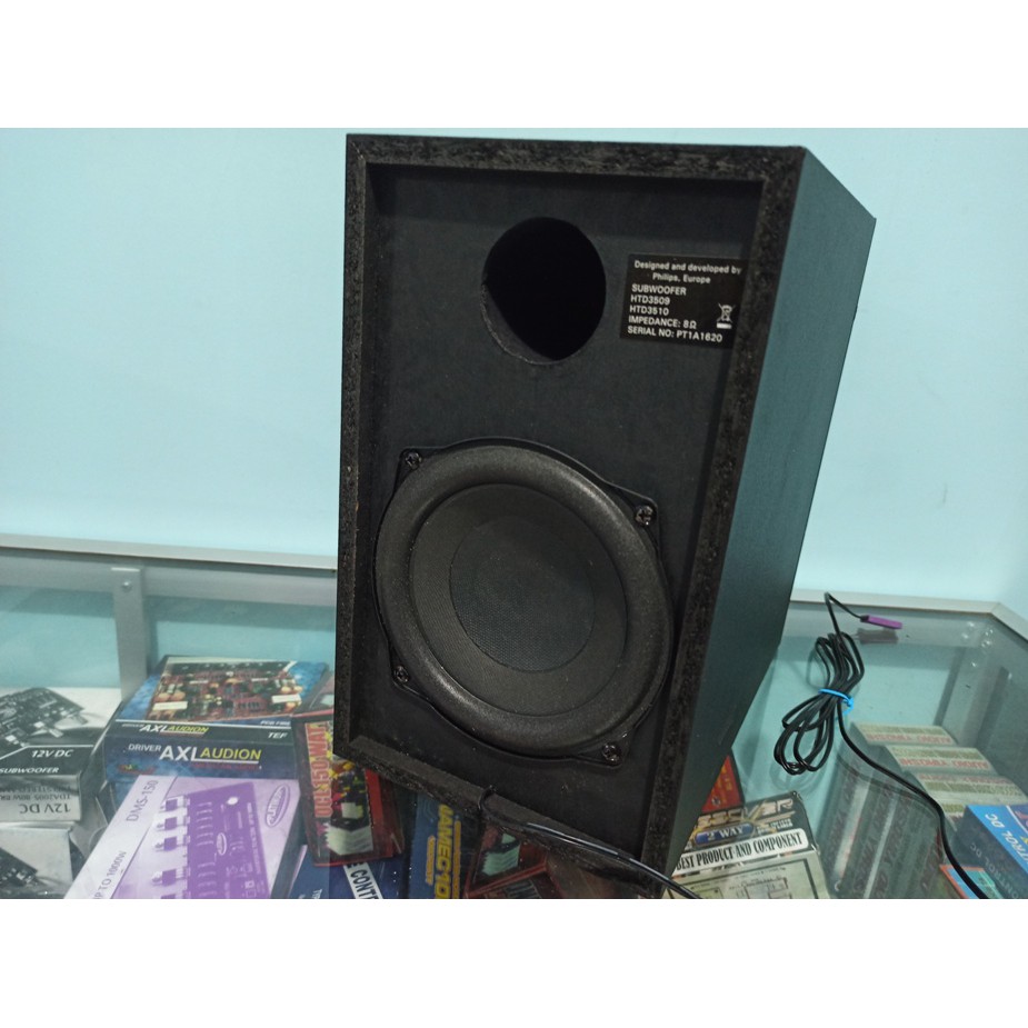 SUBWOOFER PASIF PHILIPS SUPER BASS ORIGINAL AUDIO MOBIL HOME THEATER 2