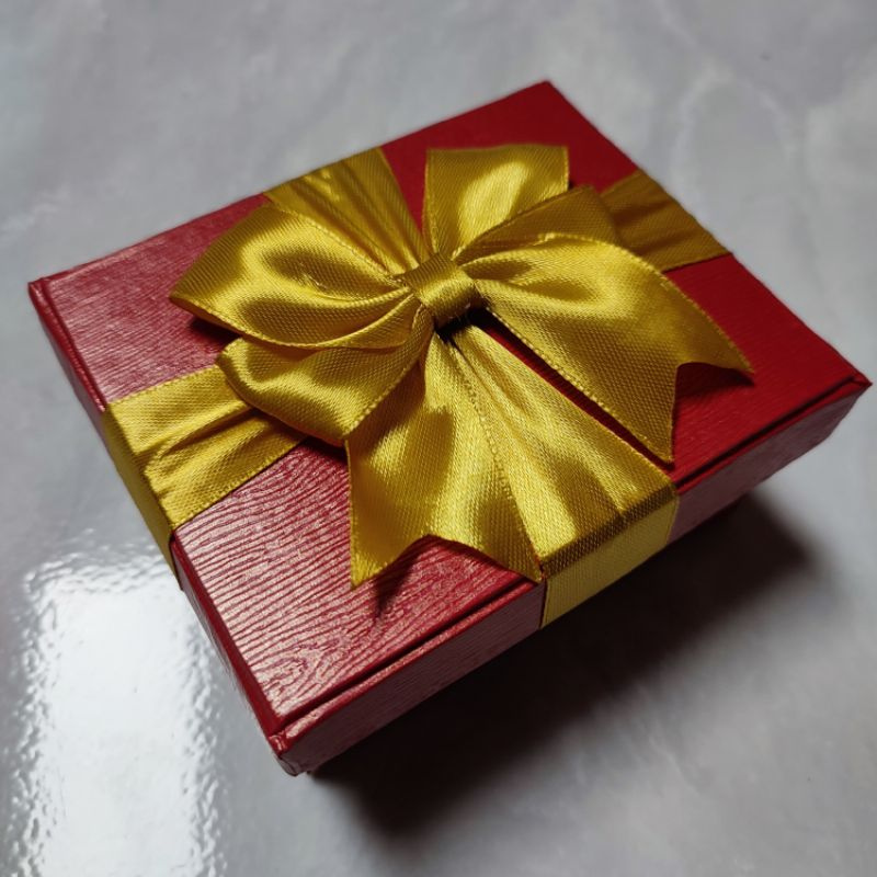 KOTAH HADIAH BOX KADO CANTIK RED PITA GOLD