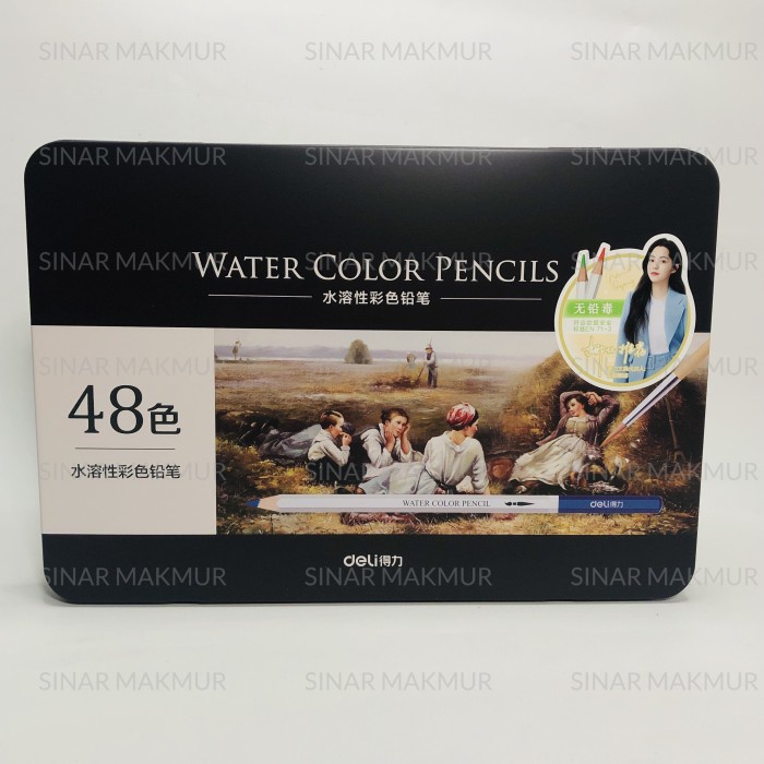 

Promo Watercolor Pencil 48 Color Deli 6523 (Set) Terbatas