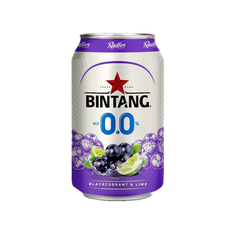 

Bintang Radler 0.0% Blackcurrant & Lime 330Ml - Alhanan/04