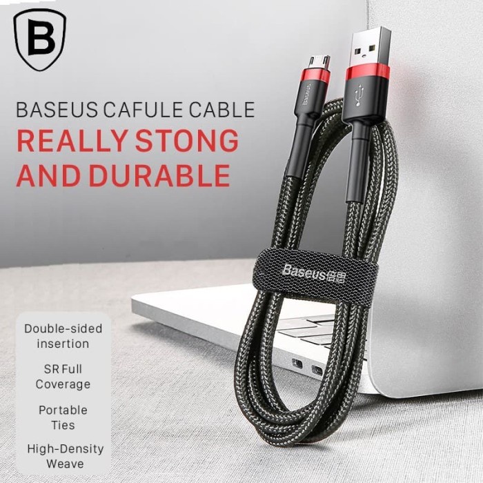 Baseus Kabel Data Micro/Type-C/Iphone/C to C QuickCharge 2.4a 2m