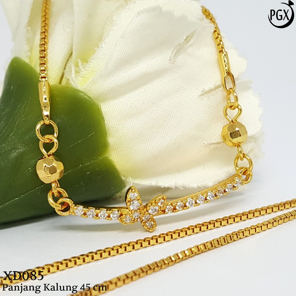 PGX Kalung Wanita Xuping Perhiasan Lapis Emas Aksesoris Fashion Premium - XD085