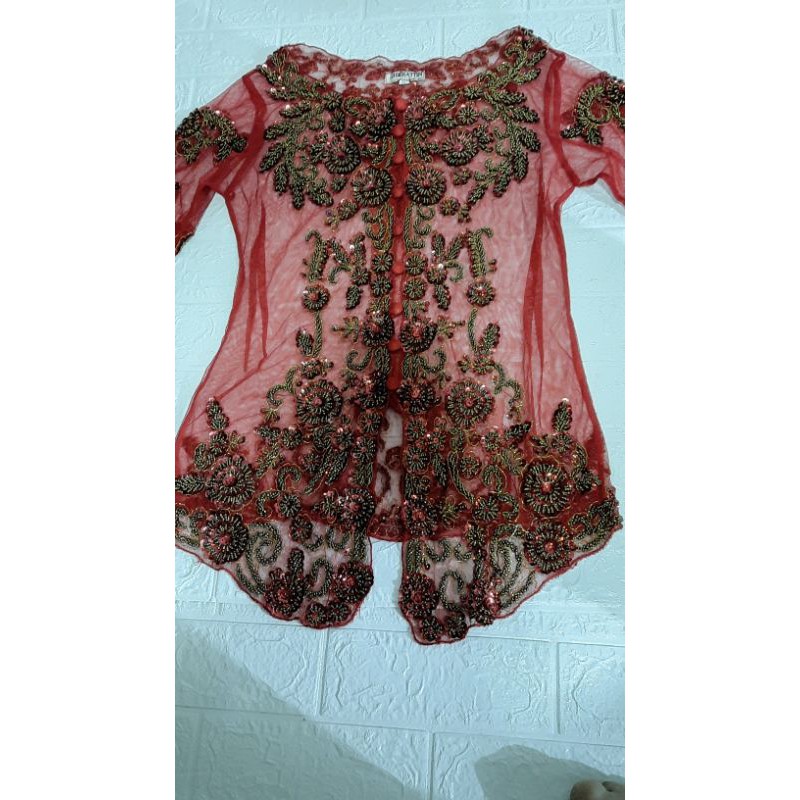 kebaya lengan pendek (preloved)