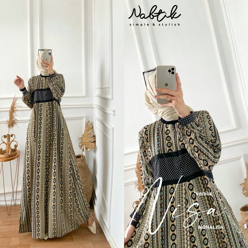 TEA &amp; NISA Maxi Dress Ori by Nabtik