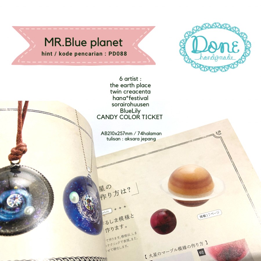 Done Handymade book collection JAPAN Mystical Resin Acc BK001 - info produk