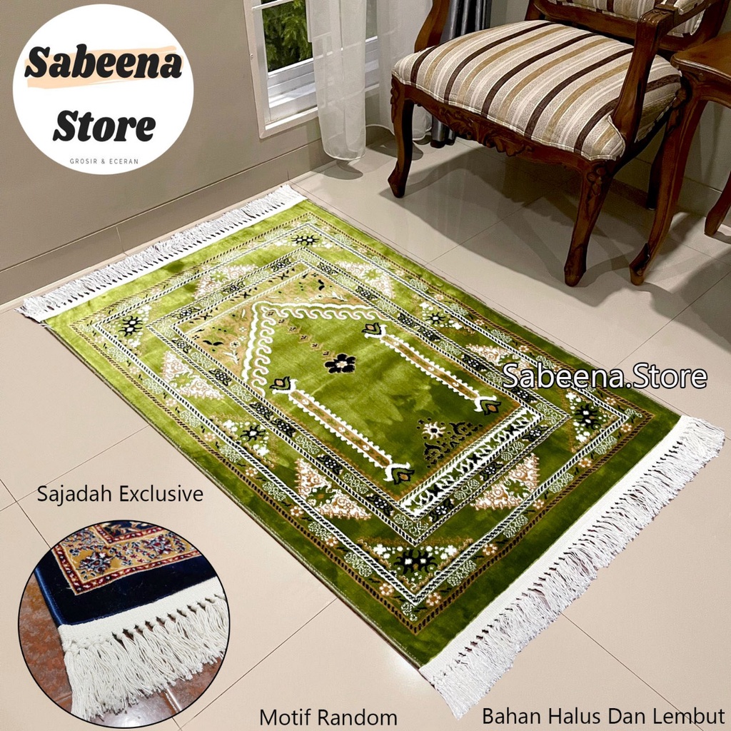 SAJADAH MADA TEBAL Carpet Bahan Tebal Super Lembut Ukuran Jumbo Perlengkapan Sholat