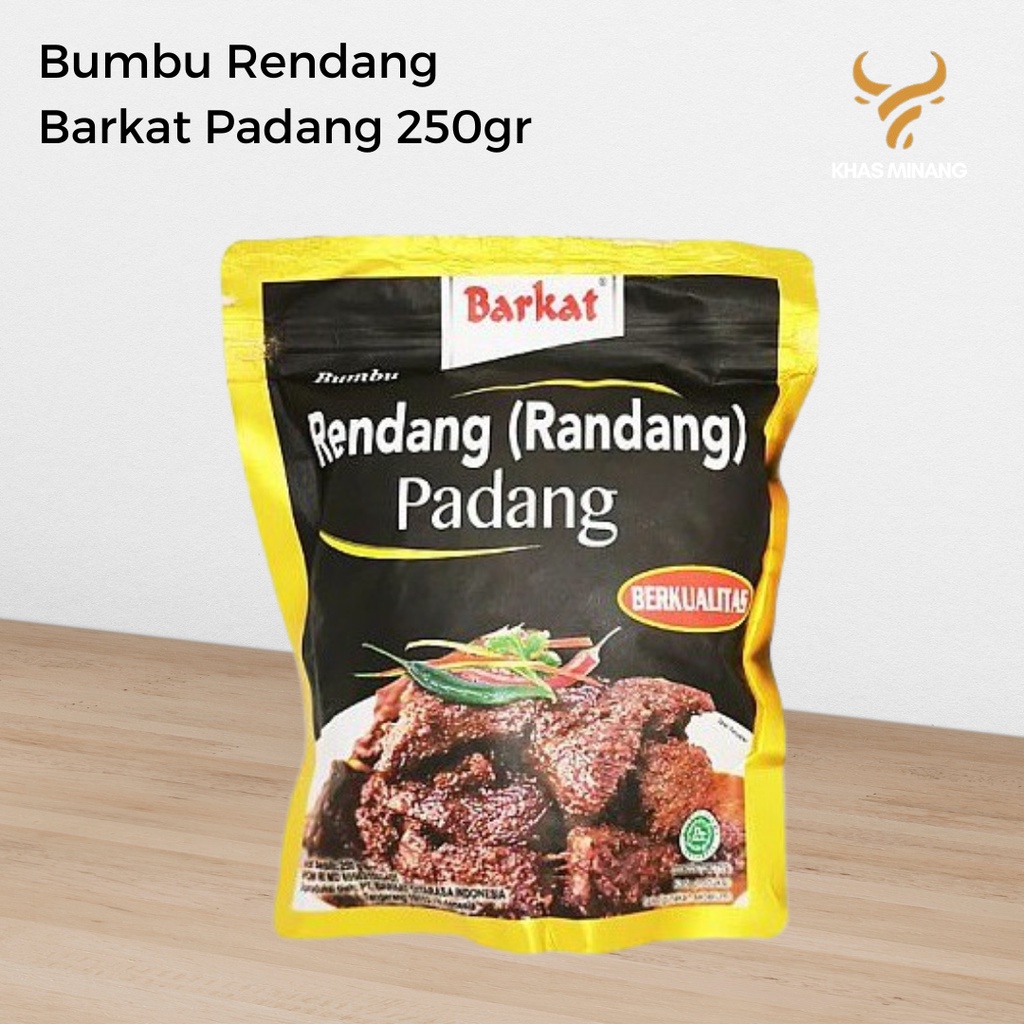 

Bumbu Masak Rendang Padang 250 gram Barkat Harga 1 pcs Bumbu Aneka khas Asli Padang Resep sejak 1939